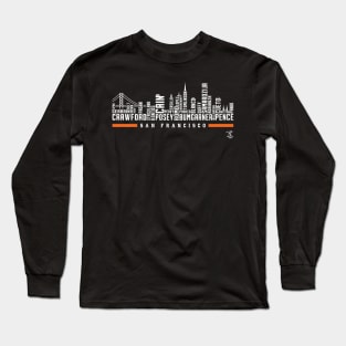 Buster Posey Skyline - Long Sleeve T-Shirt